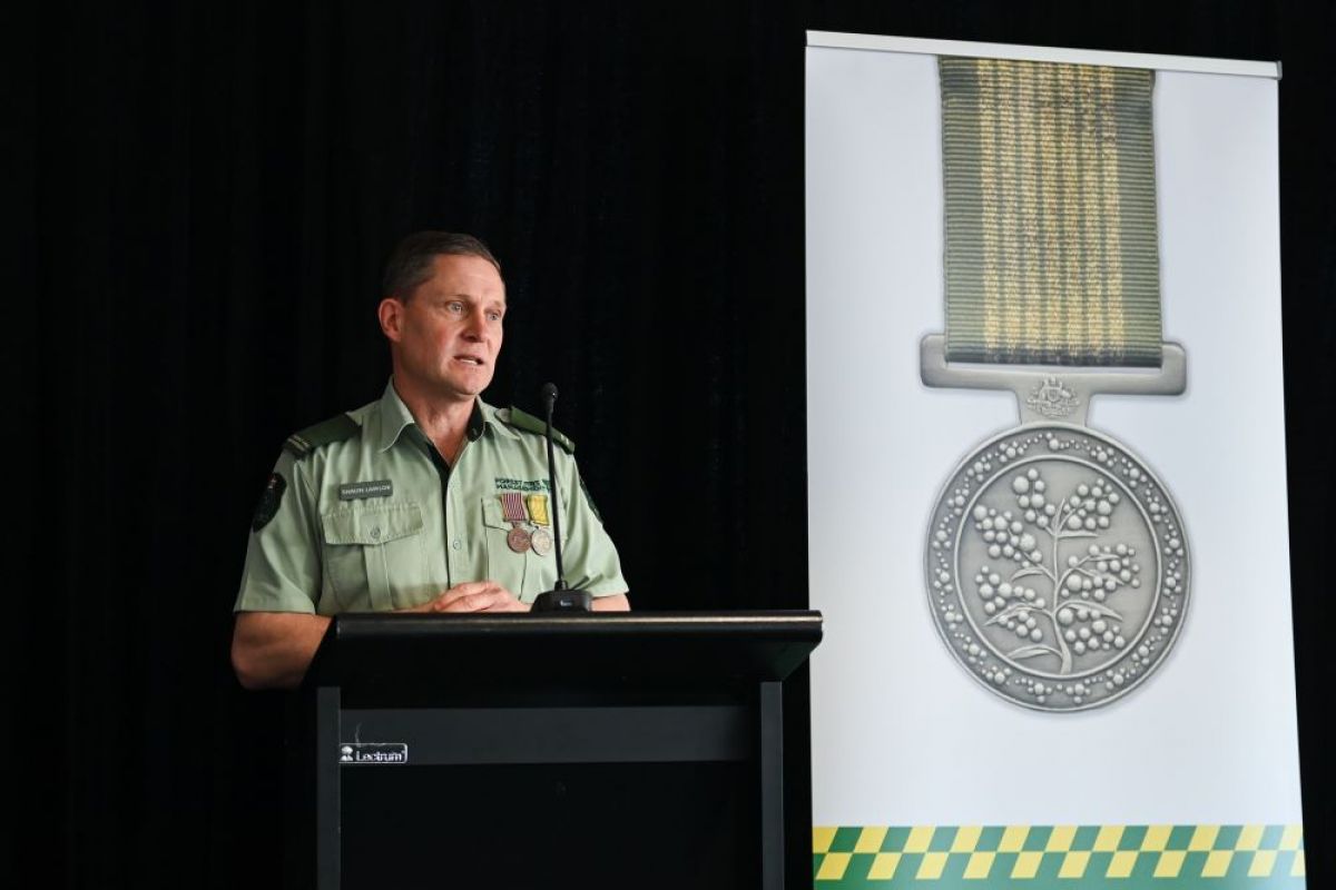 Shaun Lawlor Australian Fire Service Medal