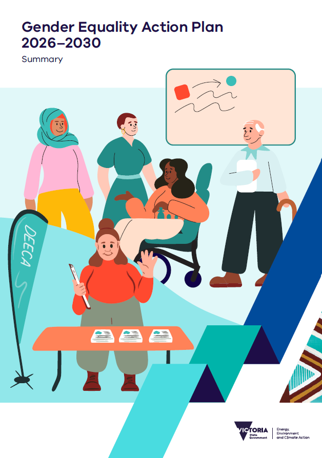 Cover of the DEECA Gender Equality Action Plan 2026-2030