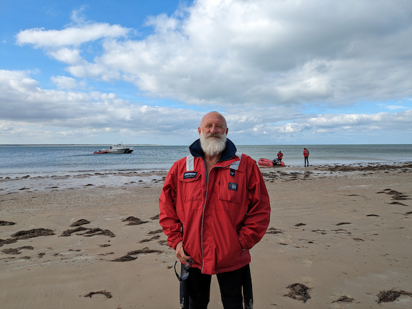 Clint Hodson enjoys his whale and dolphin emergency role.