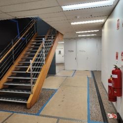 Staircase leading to level 1