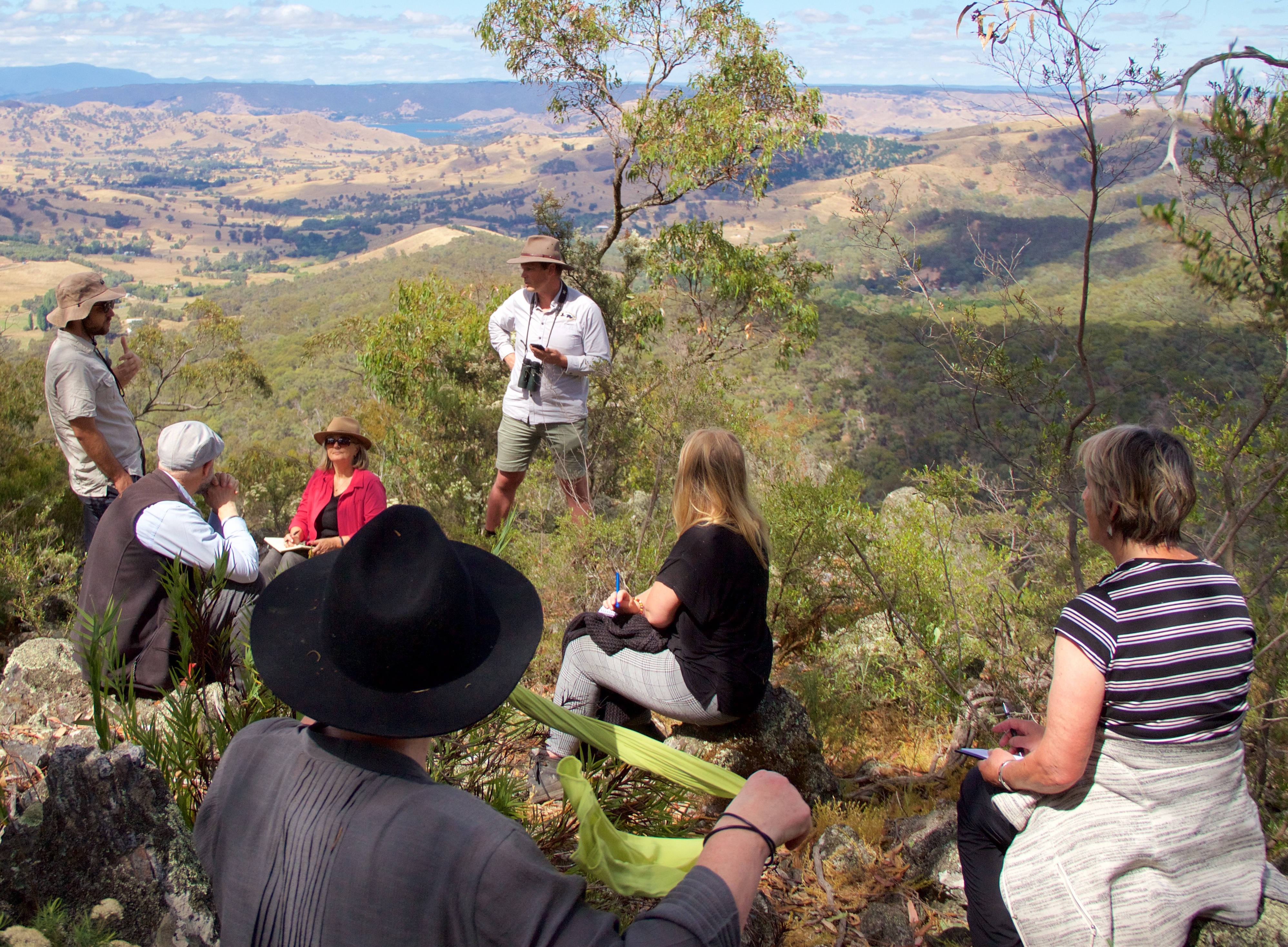 Panel members at the Strathbogie Ranges